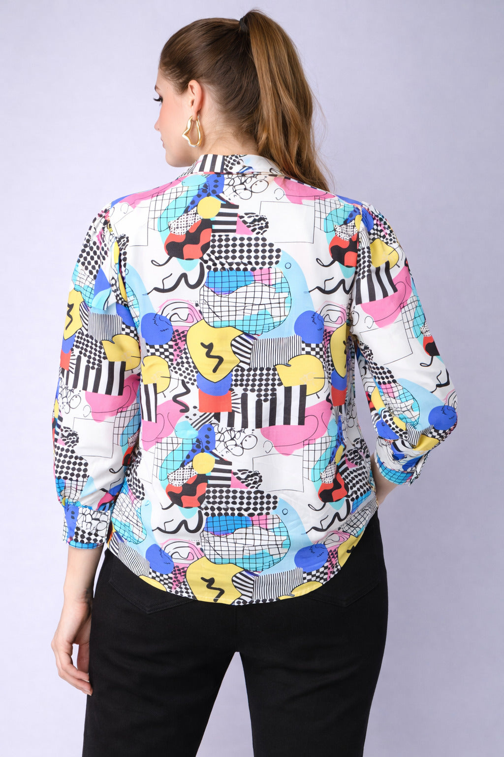 Funky Print Casual Shirt