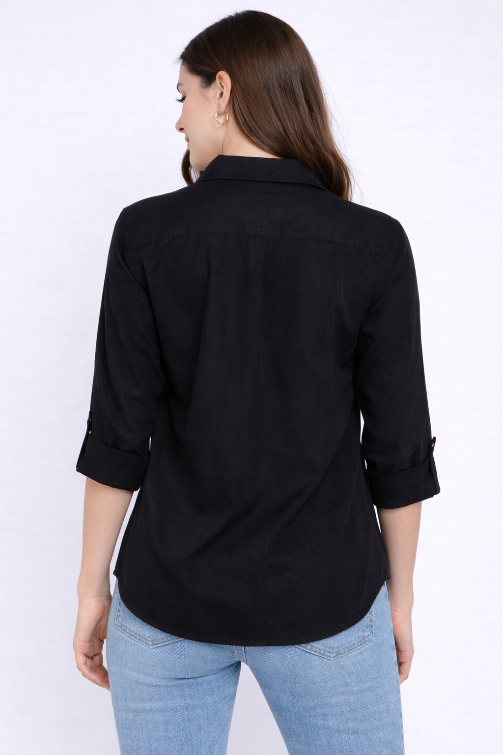 Black Solid Shirt
