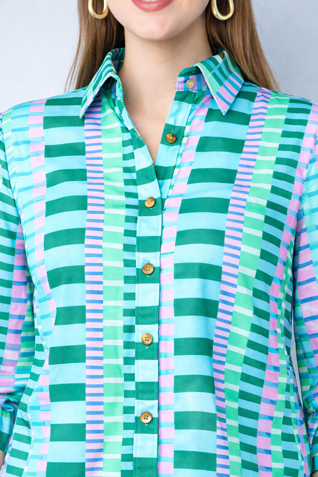 Women’s Multicolor Print Casual Shirt