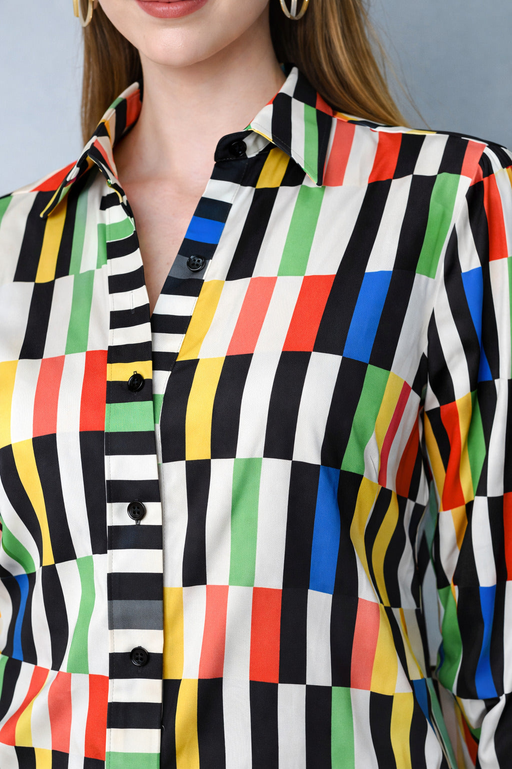 Multicolor Print Casual Shirt
