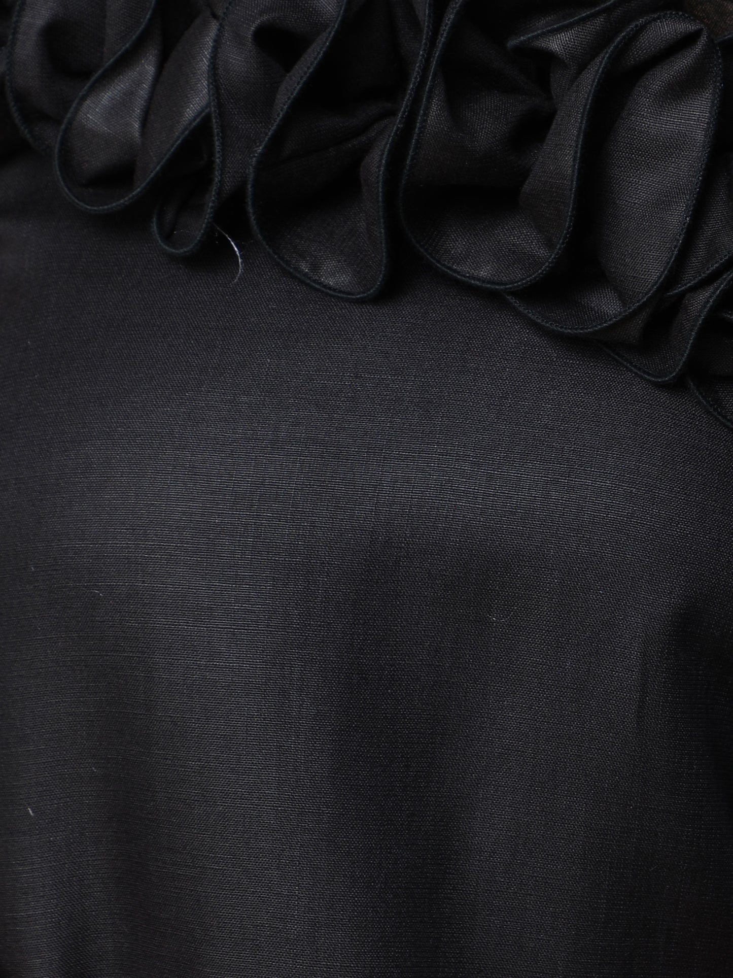 Ruffle Drama Dress -Black