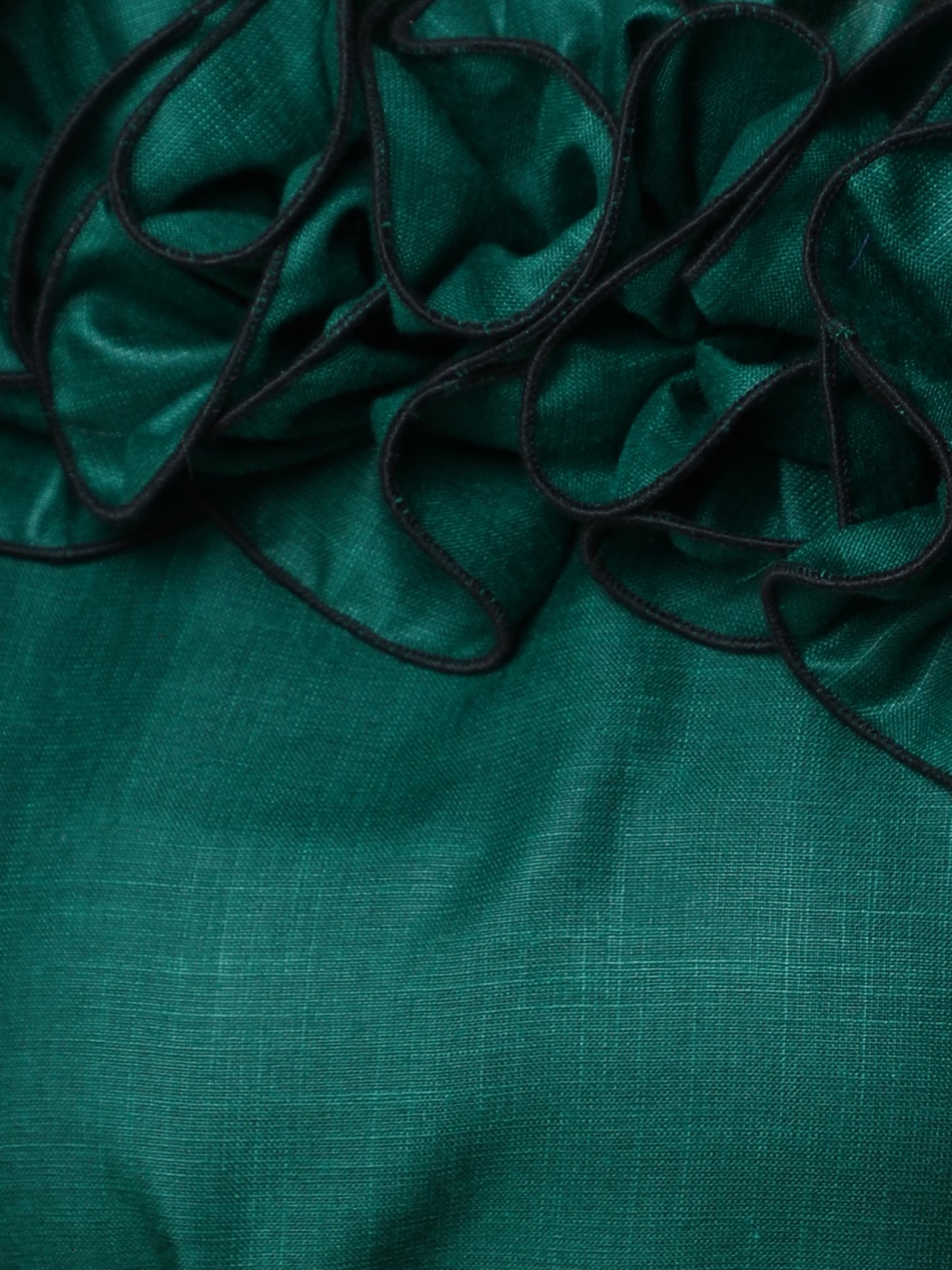Ruffle Drama Dress -Green