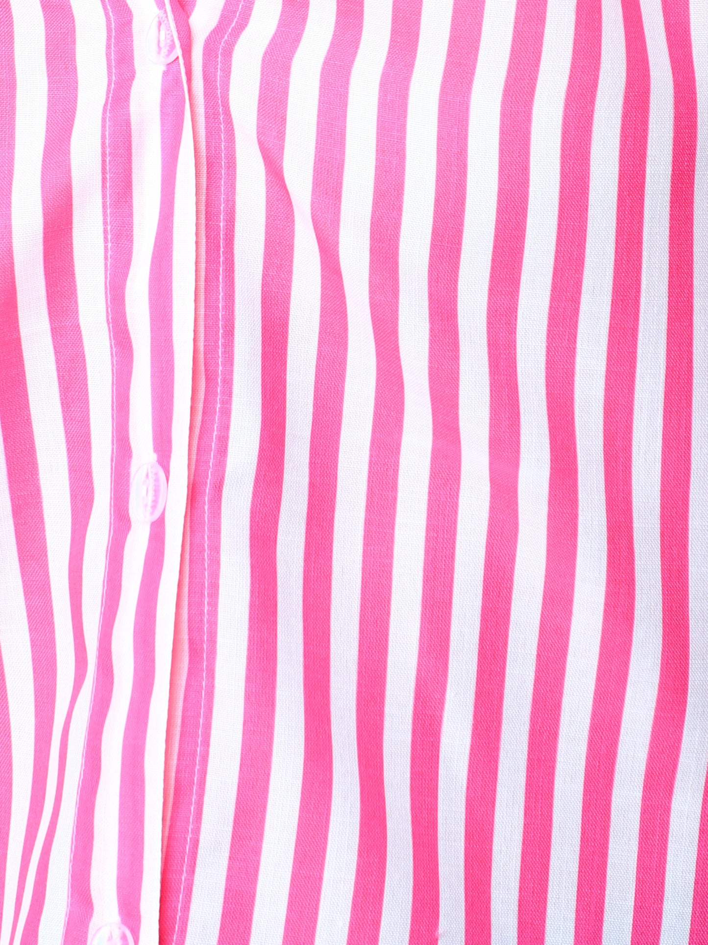 Pink & White Vertical Striped Button-Down Shirt